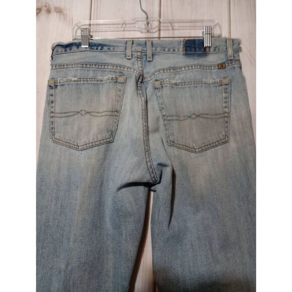 Lucky Brand Jeans Men's 34 Thrashed Light Wash - Picture 5 of 9